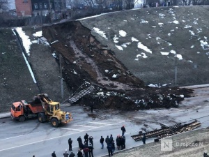 Для устранения последствий оползня на Похвалинском съезде в мэрии разрабатывают документацию