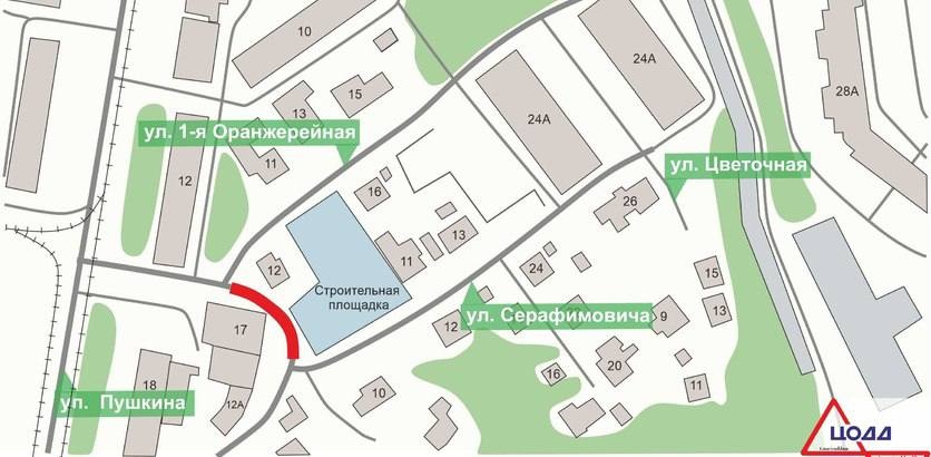 Переулок в центре Нижнего Новгорода частично перекроют до 26 августа