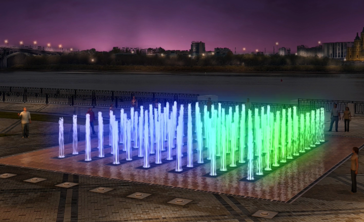 Нижегородцы выберут между пешеходным и интерактивным фонтаном на Нижне-Волжской набережной - фото 5