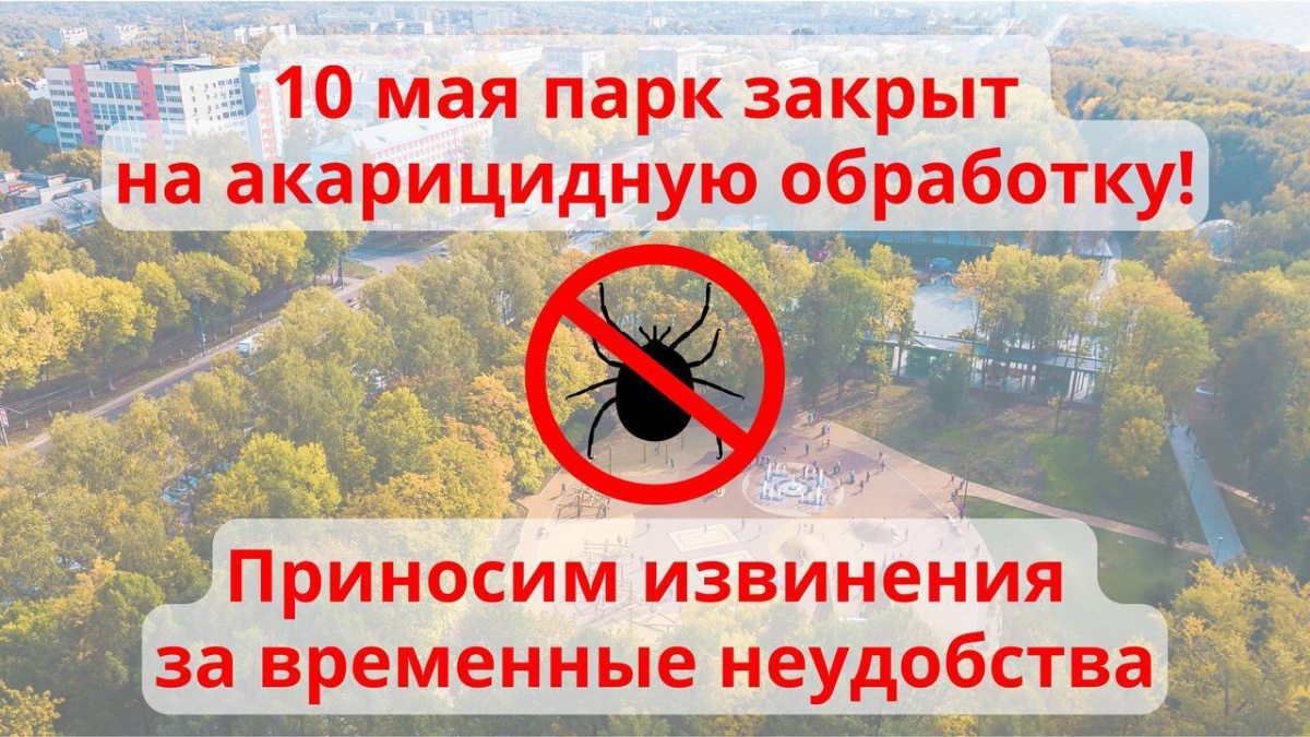 Парк &laquo;Швейцария&raquo; в Нижнем Новгороде закрыли на акарицидную обработку 10 мая - фото 1