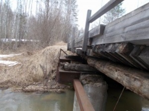 Поврежденный мост восстановили в городском округе Семеновский