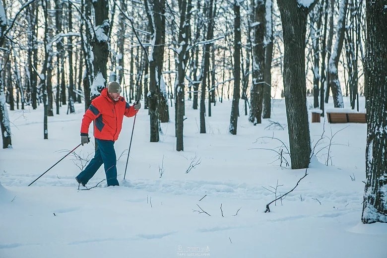 Лыжная трасса открылась в нижегородском парке «Швейцария»