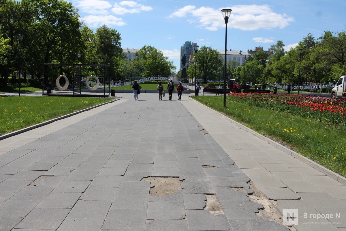 Названы сроки устранения дефектов благоустройства в центре Нижнего Новгорода - фото 1