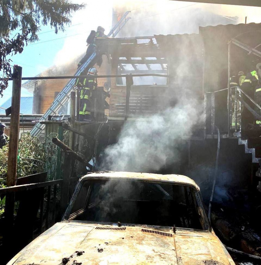 Росгвардейцы спасли взрослых и детей на пожаре в Советском районе - фото 2