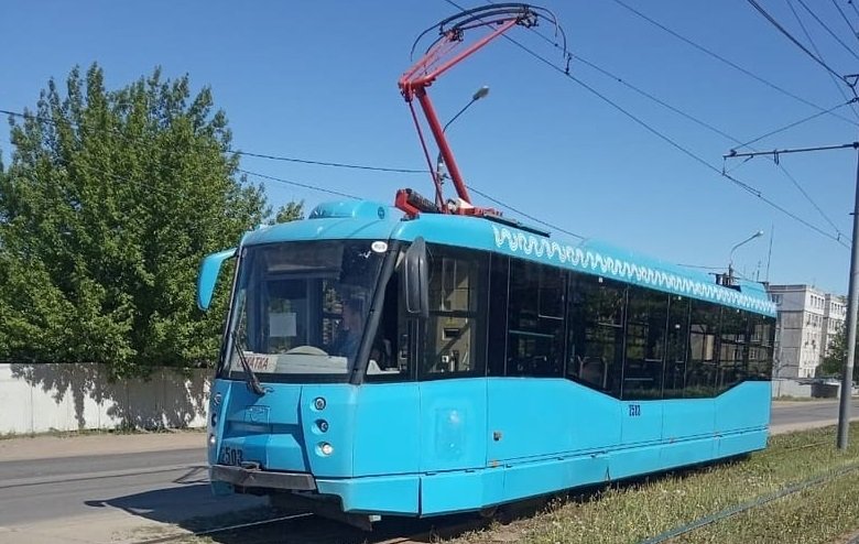 Доставленные из Москвы трамваи обкатывают на нижегородских улицах