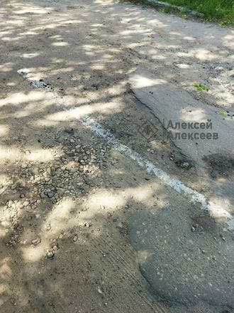 Разметку в Дзержинске нанесли на неасфальтированную дорогу - фото 5