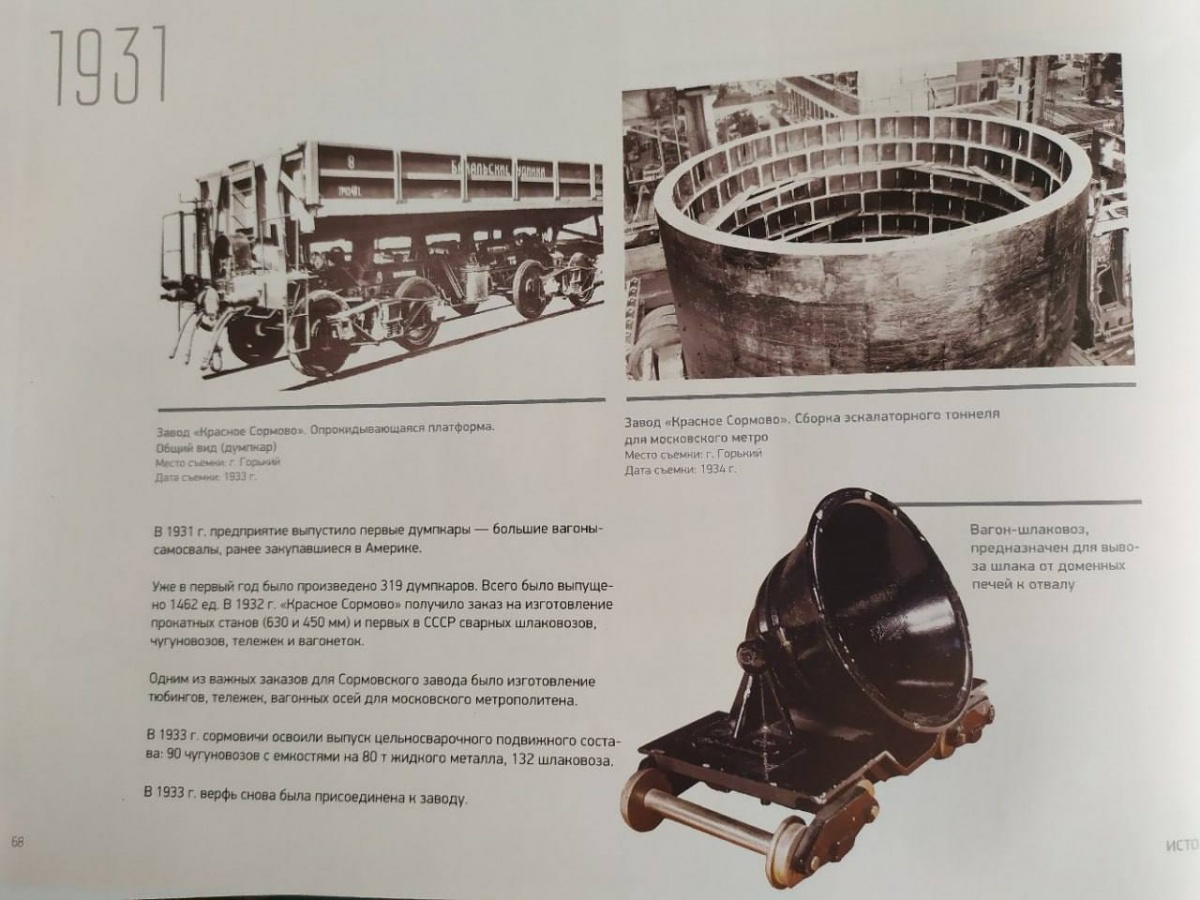 Элементы московского метро создавались на «Красном Сормове» в 1930-х годах