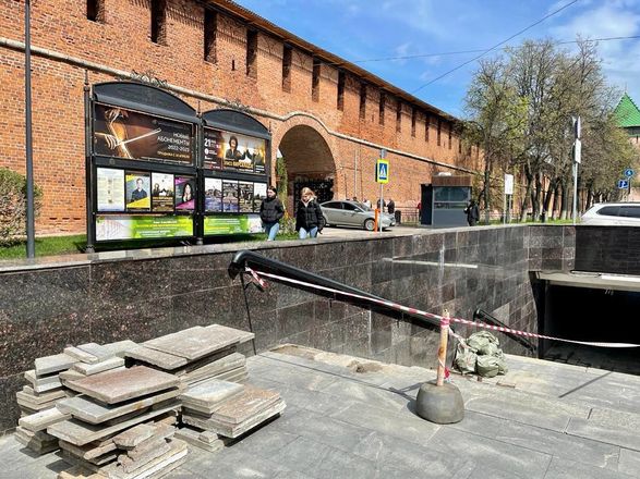 Ремонт начался в пешеходном тоннеле на площади Минина и Пожарского - фото 4