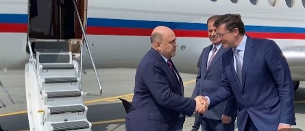 Председатель правительства РФ Мишустин прибыл в Нижний Новгород - фото 1