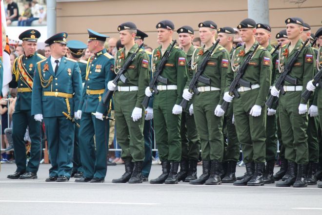 В Нижнем Новгороде состоялся парад в честь 74-й годовщины Победы - фото 22