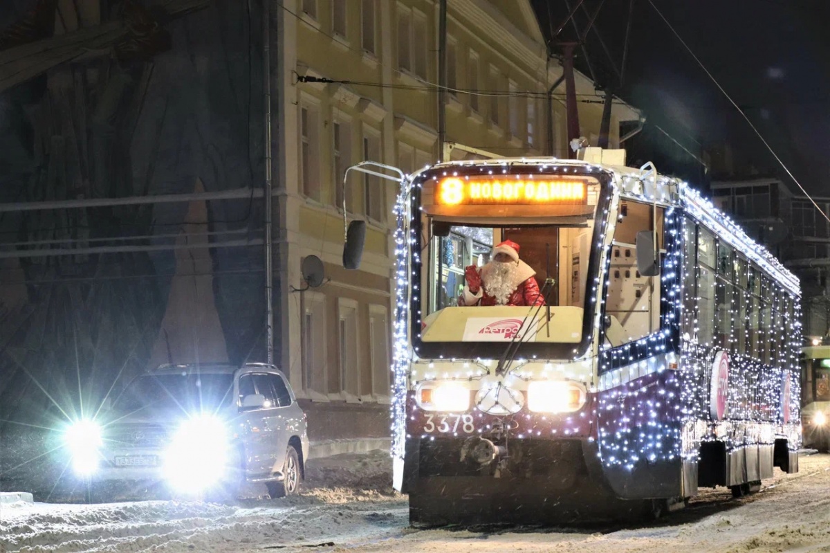 Новогодние ретро-трамваи будут работать на 5 нижегородских маршрутах - фото 4
