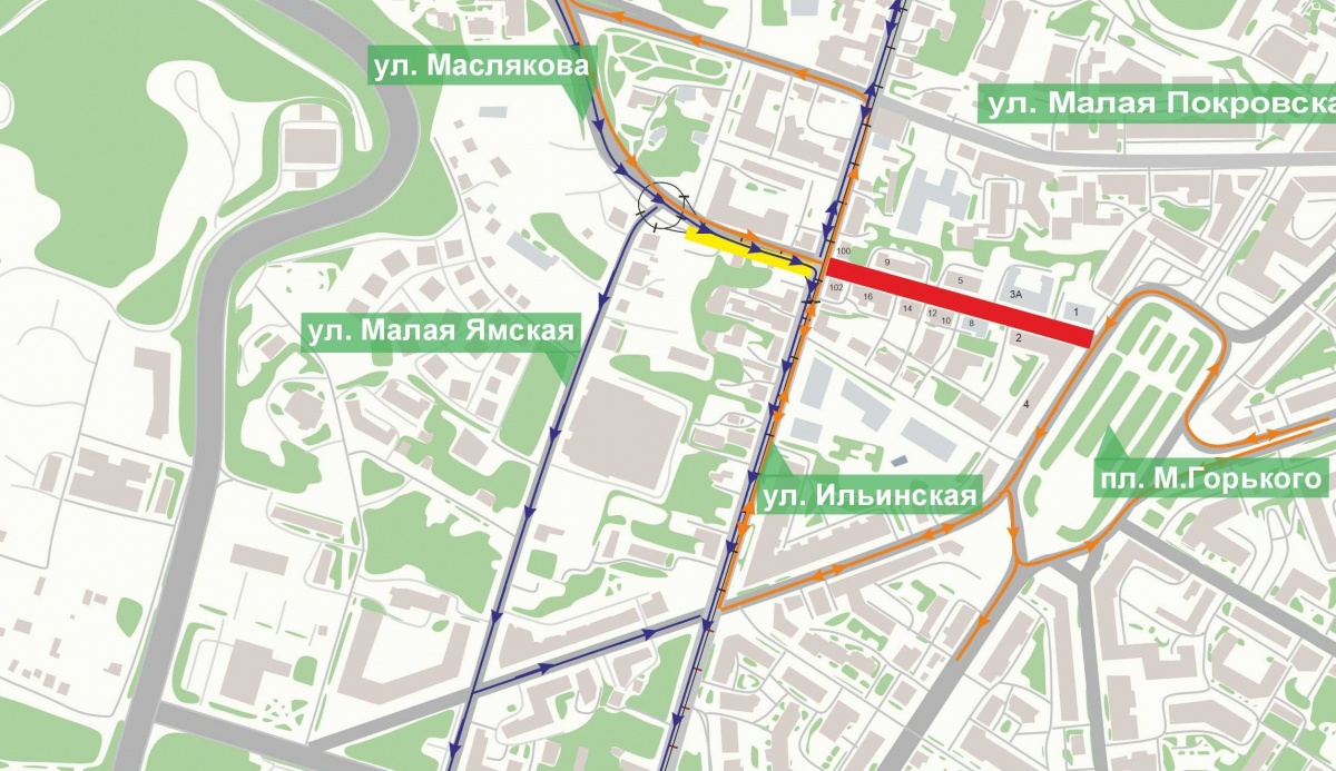 Ограничения движения на улице в центре Нижнего Новгорода продлили на два месяца - фото 1