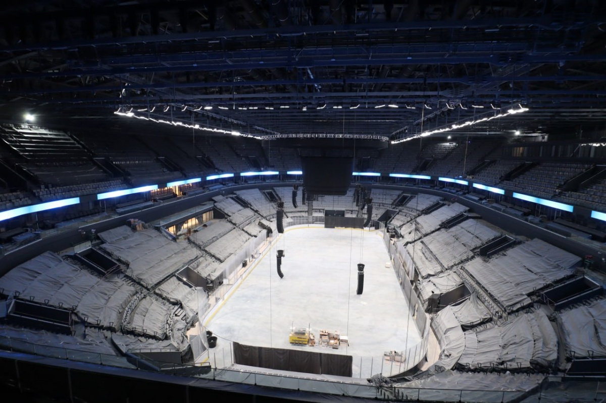 Строительство Ледового дворца на Стрелке завершено на 97% - фото 1