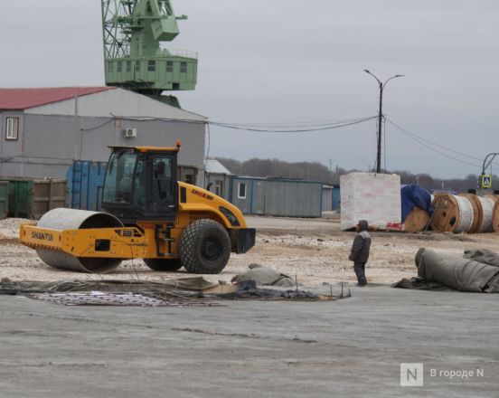 Фоторепортаж: как идет строительство Ледового дворца в Нижнем Новгороде - фото 20