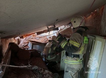 Стена дома рухнула из-за разгерметизации газового баллона в Кстове - фото 1